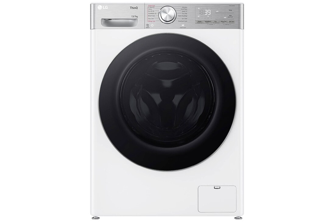 Front view of 13kg / 7kg BIG In™ Washer Dryer White - FWY937WCTA1