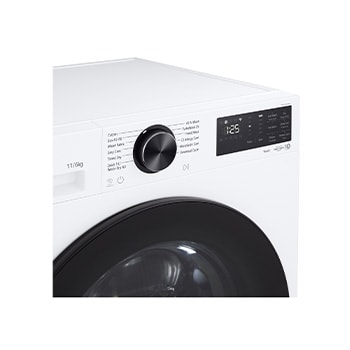 Front view of 11kg / 6Kg AI Direct Drive Washer Dryer Series 5, White - W4X5016TLB