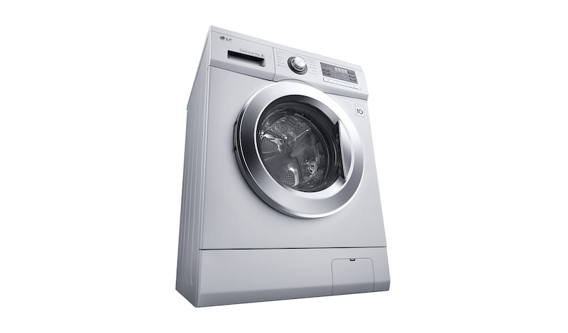 LG 8KG 6 Motion DD Washing Machine With Stylish Chrome Door, F1296TDA5