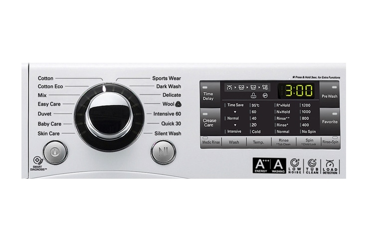 LG 8KG 6 Motion DD Washing Machine With Stylish Chrome Door, F12A8TDA