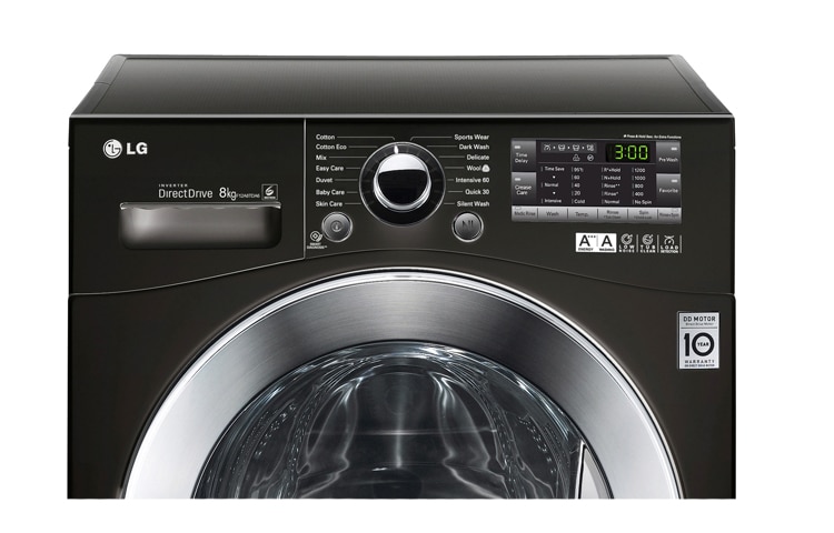 LG 8KG 6 MOTION DD WASHING MACHINE WITH STYLISH CHROME DOOR, F12A8TDA6