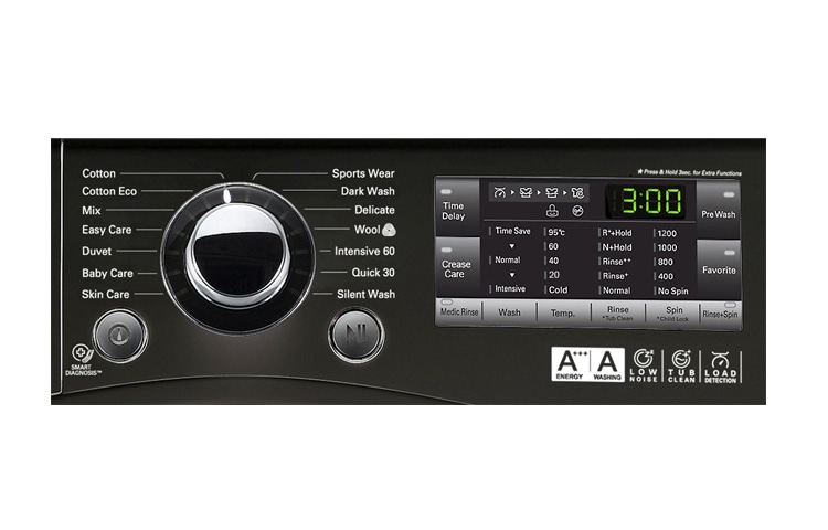 LG 8KG 6 MOTION DD WASHING MACHINE WITH STYLISH CHROME DOOR, F12A8TDA6