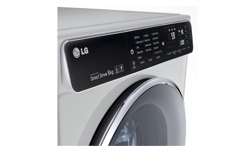 LG 8kg 6 Motion DD Washing Machine with TurboWash™, F12U1TCN4