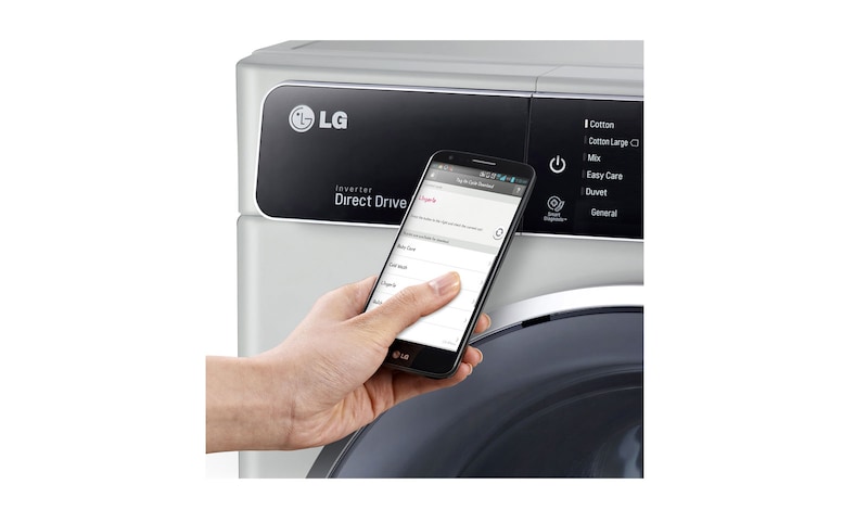 LG 8kg 6 Motion DD Washing Machine with TurboWash™, F12U1TCN4