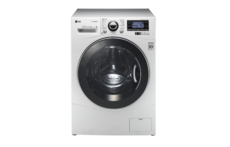 Front view of 12KG TRUESTEAM™ 6 MOTION DD WASHING MACHINE F1495BDSA