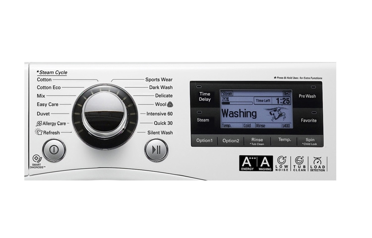 LG 9KG TRUESTEAM™ 6 MOTION DD WASHING MACHINE, F14A7FDSA