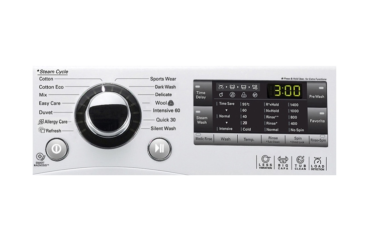 LG 7KG TRUESTEAM™ 6 MOTION DD WASHING MACHINE, F14A8QDSA