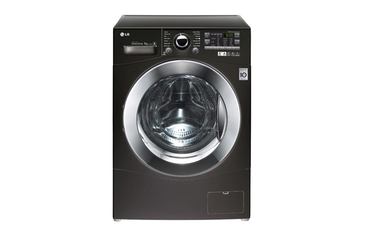 Front view of 8KG 6 Motion DD Washing Machine with Stylish Chrome Door F14A8TDA6
