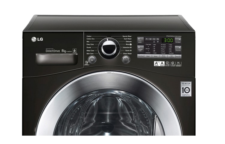 LG 8KG 6 Motion DD Washing Machine with Stylish Chrome Door, F14A8TDA6