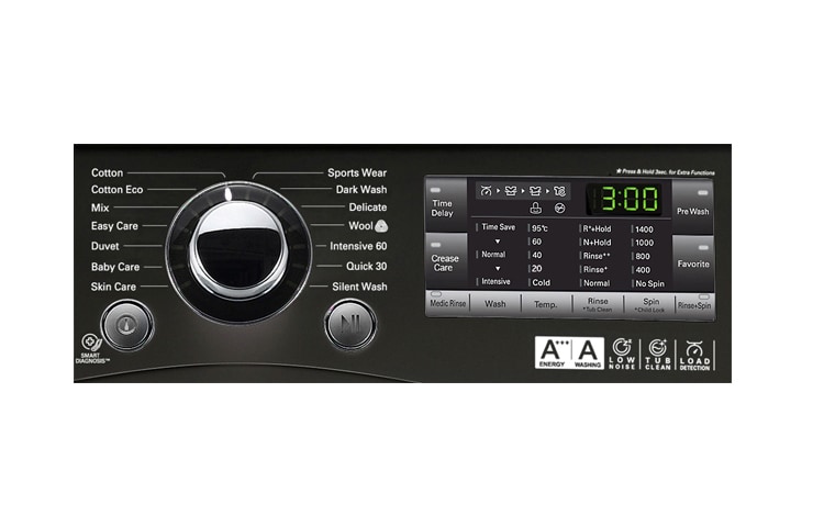 LG 8KG 6 Motion DD Washing Machine with Stylish Chrome Door, F14A8TDA6