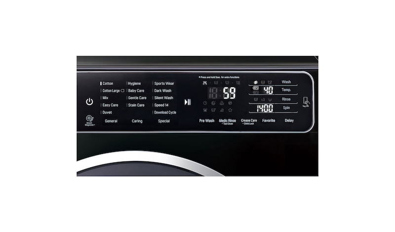 LG 9kg 6 Motion DD Washing Machine with TurboWash™, F14U1FCN8