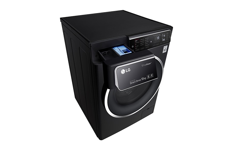 LG 10kg 6 Motion Direct Drive Washing Machine with TurboWash™ and TrueSteam™, F14U1JBS8