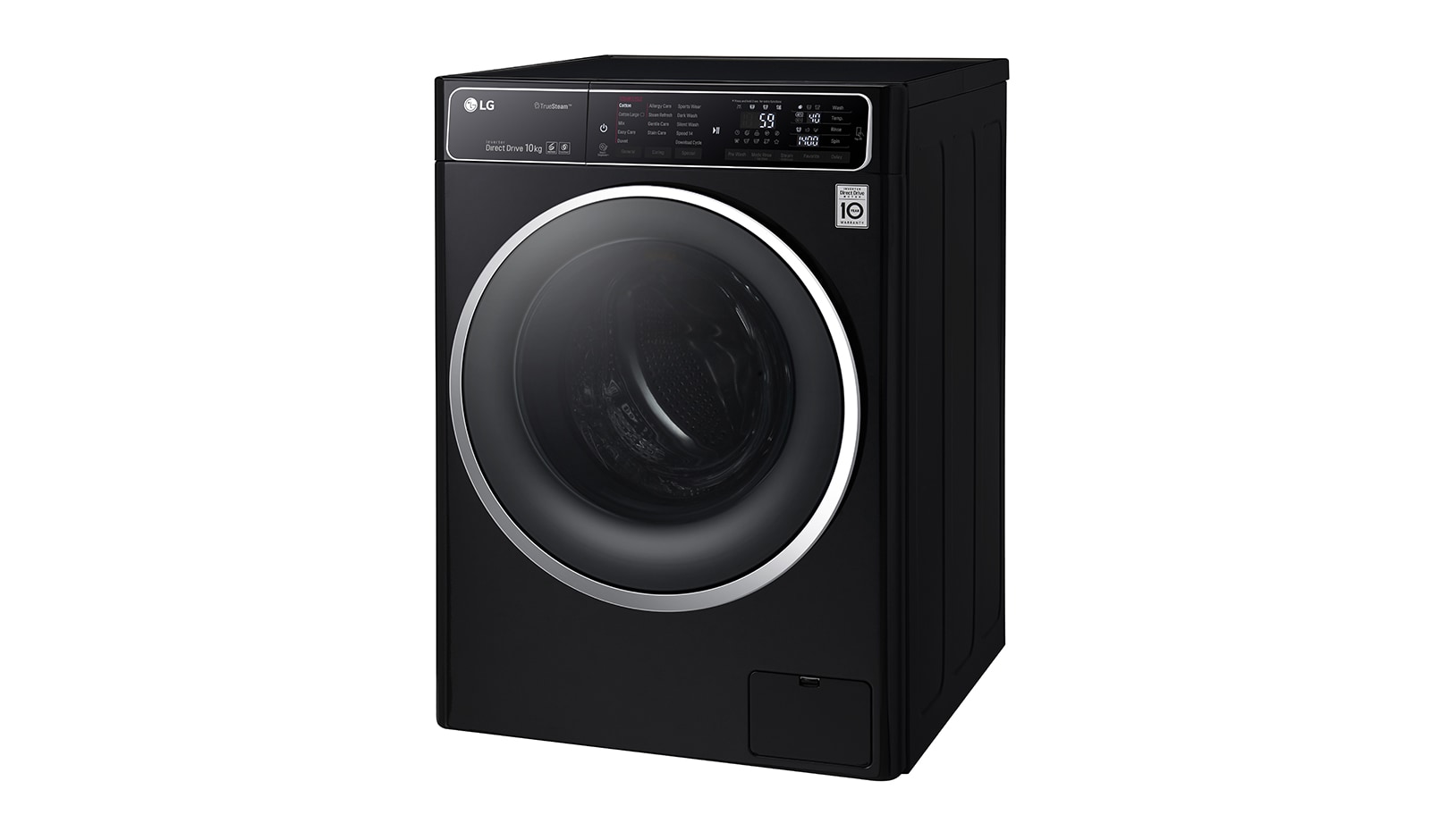 LG 10kg 6 Motion Direct Drive Washing Machine with TurboWash™ and TrueSteam™, F14U1JBS8