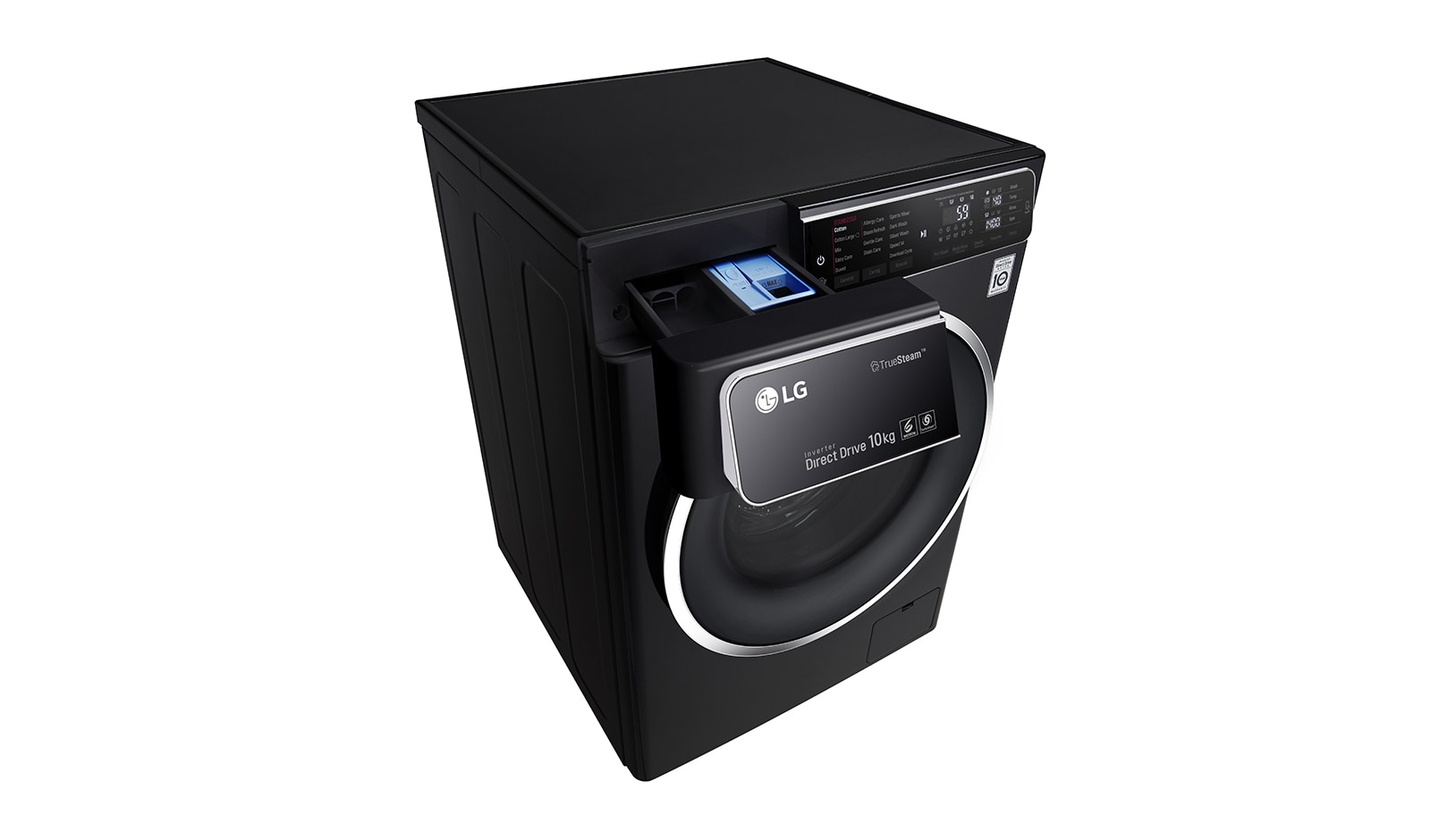 LG 10kg 6 Motion Direct Drive Washing Machine with TurboWash™ and TrueSteam™, F14U1JBS8