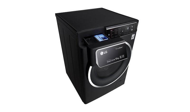 LG 10kg 6 Motion Direct Drive Washing Machine with TurboWash™ and TrueSteam™, F14U1JBS8