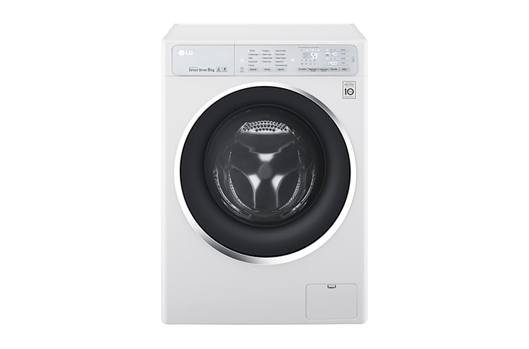 Front view of 8kg 6 Motion Direct Drive Washing Machine with TurboWash™ F14U1TCN2