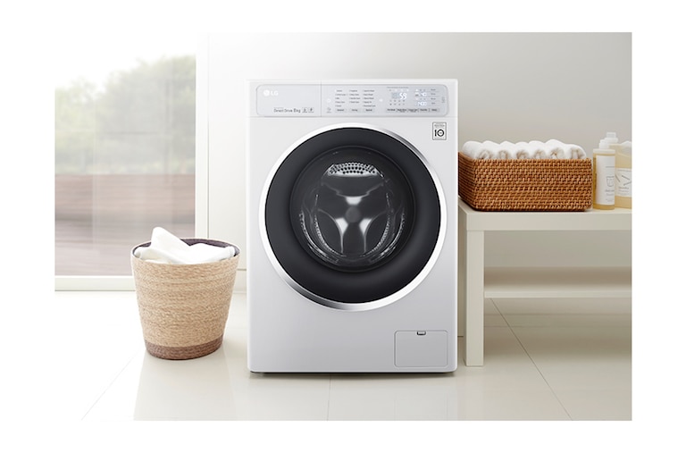 LG 8kg 6 Motion Direct Drive Washing Machine with TurboWash™, F14U1TCN2