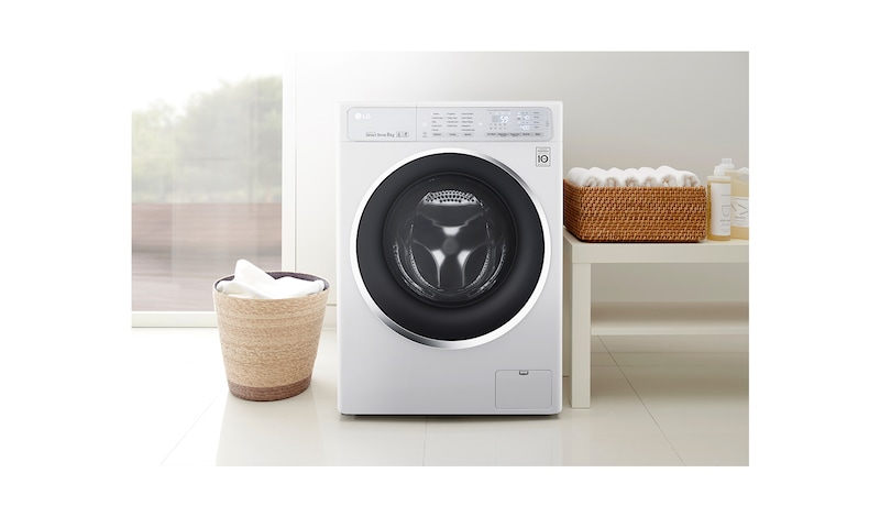 LG 8kg 6 Motion Direct Drive Washing Machine with TurboWash™, F14U1TCN2