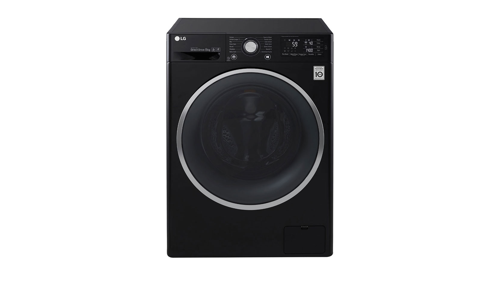 Front view of 8kg 6 Motion DD Washing Machine with TurboWash™ F14U2TCN8