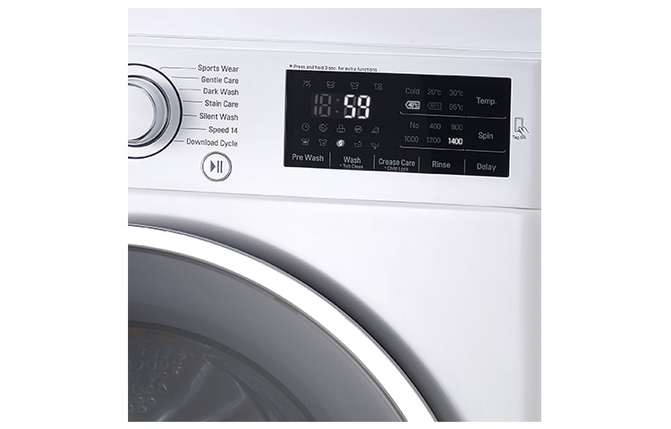 LG 8KG 6 MOTION DD WASHING MACHINE, F14U2TDN0
