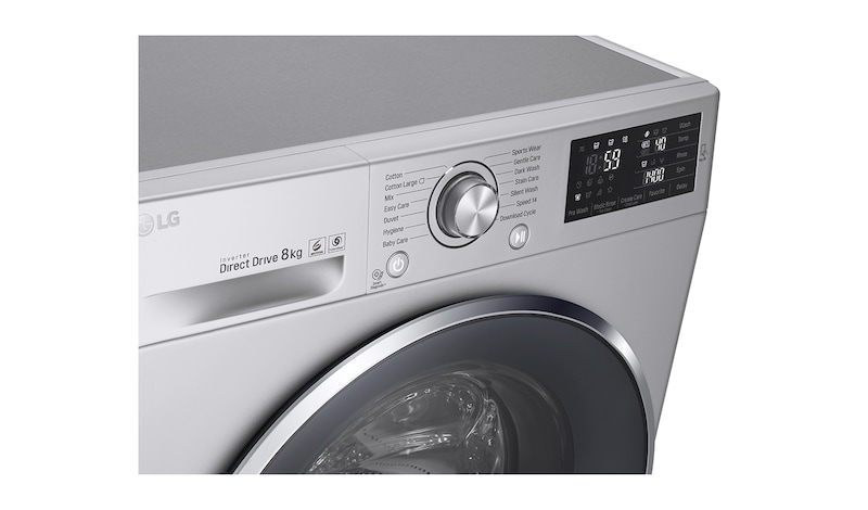 LG 8kg 6 Motion DD Washing Machine with TurboWash™, F14U2TDN5