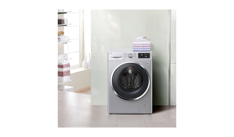 LG 8kg 6 Motion DD Washing Machine with TurboWash™, F14U2TDN5