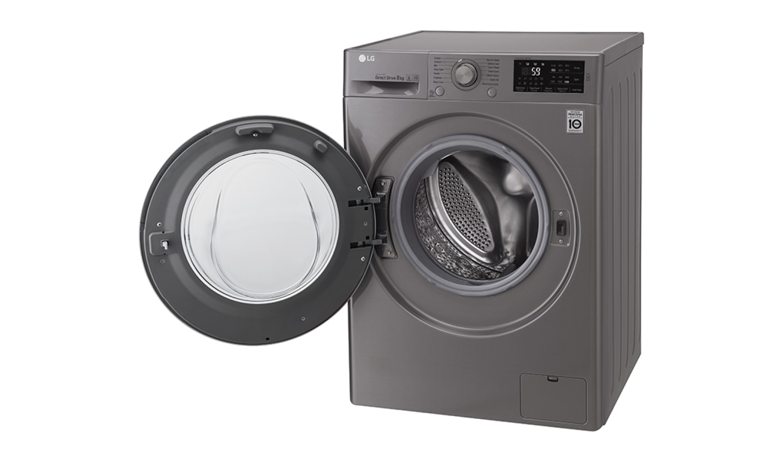 LG 8KG Washing Machine with multiple Wash Programs and Smart ThinQ connectivity, F2J6TN8S