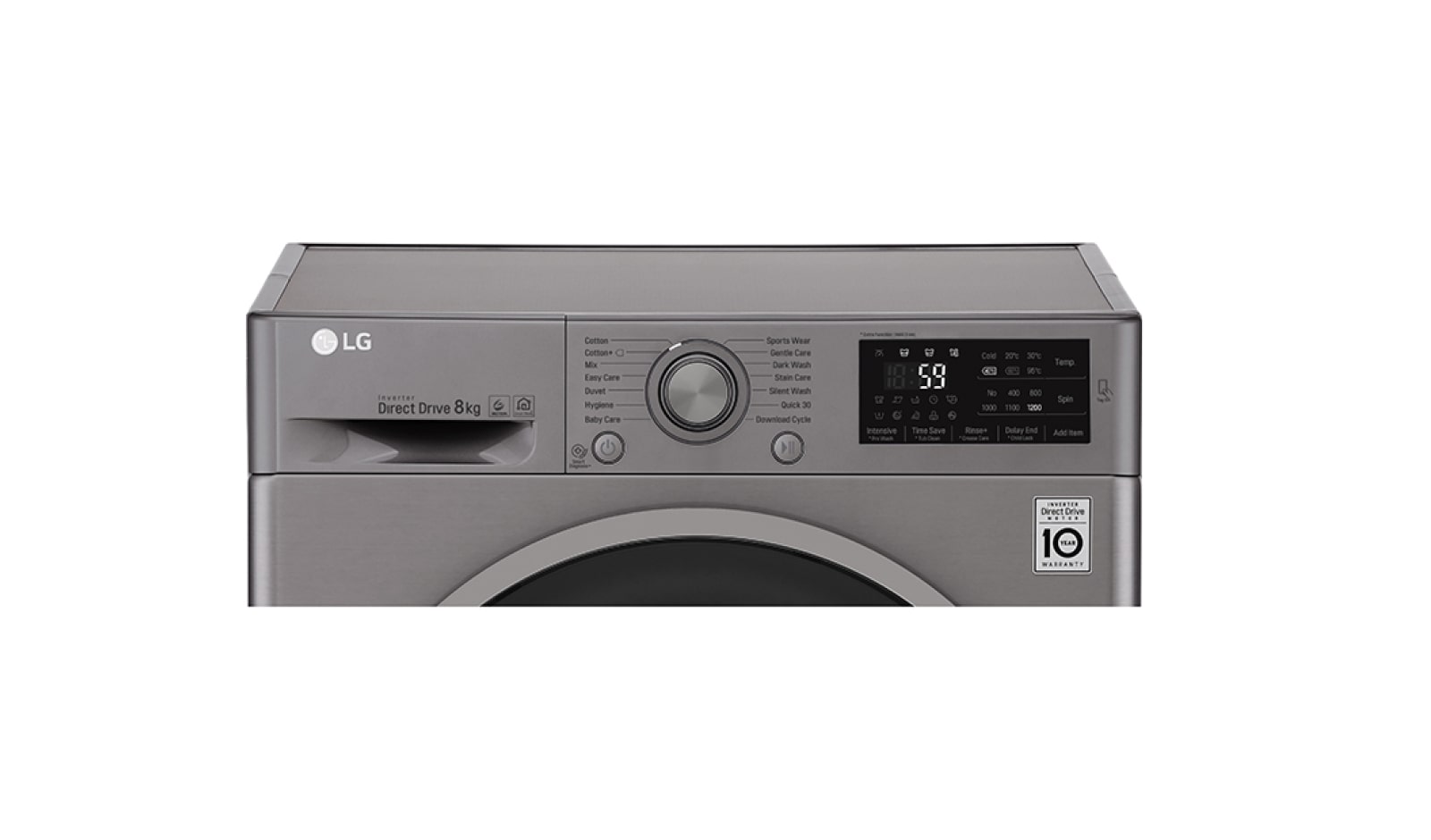 LG 8KG Washing Machine with multiple Wash Programs and Smart ThinQ connectivity, F2J6TN8S
