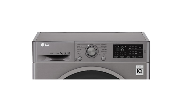 LG 8KG Washing Machine with multiple Wash Programs and Smart ThinQ connectivity, F2J6TN8S
