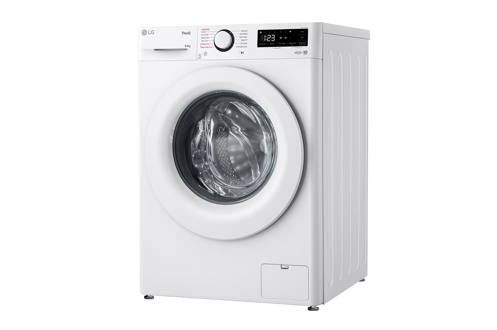 LG 8.5kg Washing Machine White AI DD™, F2V308WSWH