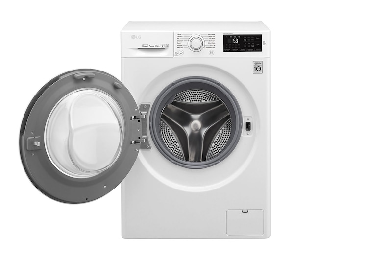 LG Direct Drive™ F4J609WN 9Kg 1400 Spin Washing Machine – White, F4J609WN