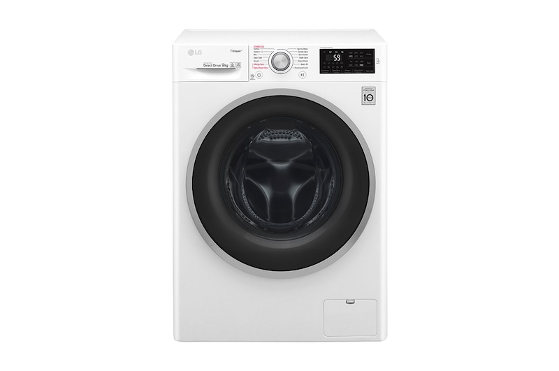 LG Steam™ F4J609WS 9Kg 1400 Spin Washing Machine - White, F4J609WS