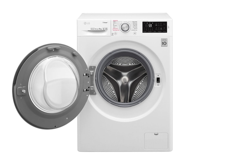 LG Steam™ F4J609WS 9Kg 1400 Spin Washing Machine - White, F4J609WS