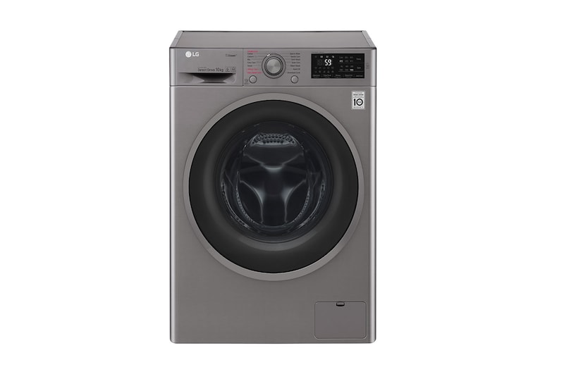 LG Steam™ F4J610SS 10kg 1400 Spin Washing Machine - Graphite, F4J610SS