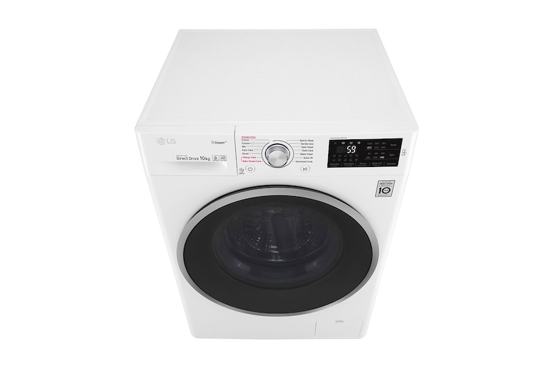 LG Steam™ F4J610WS 10Kg 1400 Spin Washing Machine - White, F4J610WS