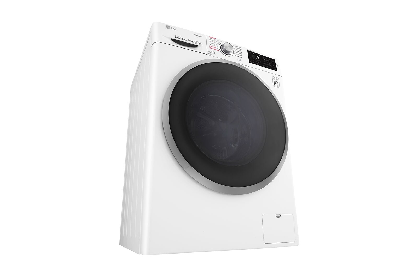 LG Steam™ F4J610WS 10Kg 1400 Spin Washing Machine - White, F4J610WS