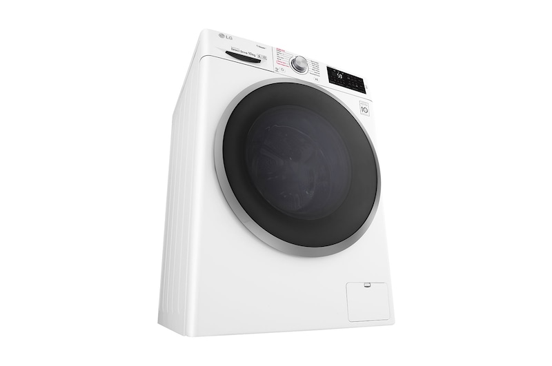 LG Steam™ F4J610WS 10Kg 1400 Spin Washing Machine - White, F4J610WS