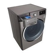 LG Steam™ F4J6JY2S 10Kg 1400 Spin Washing Machine - Graphite, F4J6JY2S