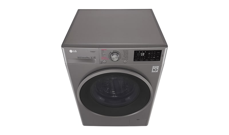 LG 8 KG Washing Machine with Steam technology and Smart ThinQ™ connectivity, F4J6TY8S
