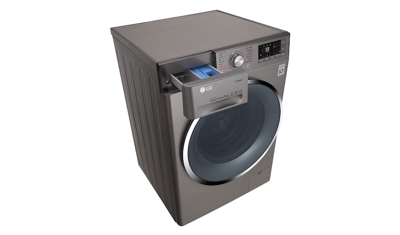 LG 8 KG Smart Washing Machine with Steam and Turbowash™ technology, F4J7TY2S