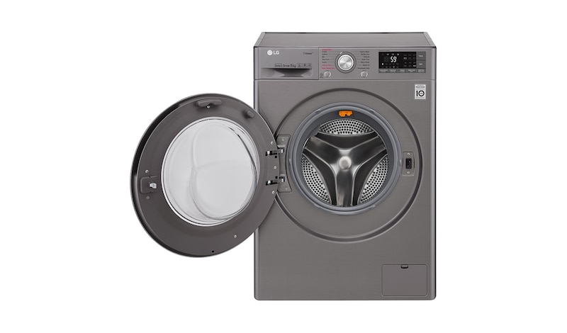 LG 8 KG Smart Washing Machine with Steam and Turbowash™ technology, F4J7TY2S