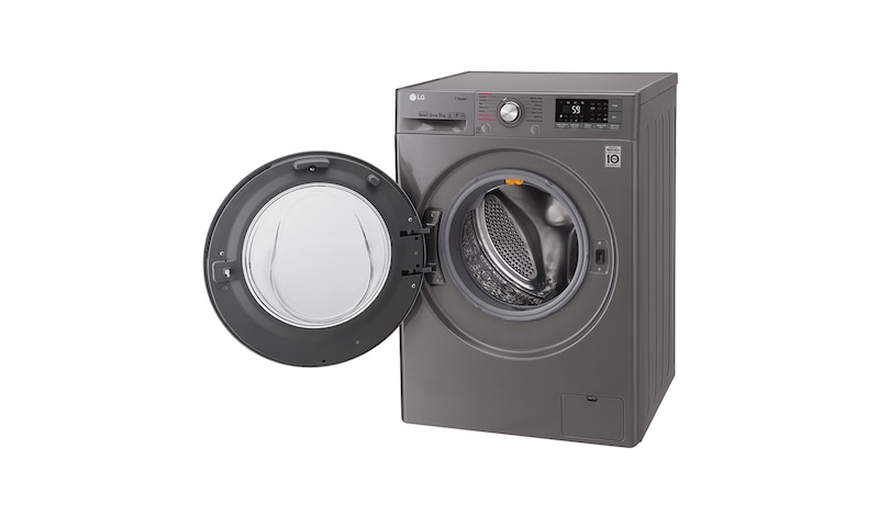 LG 8 KG Smart Washing Machine with Steam and Turbowash™ technology, F4J7TY2S