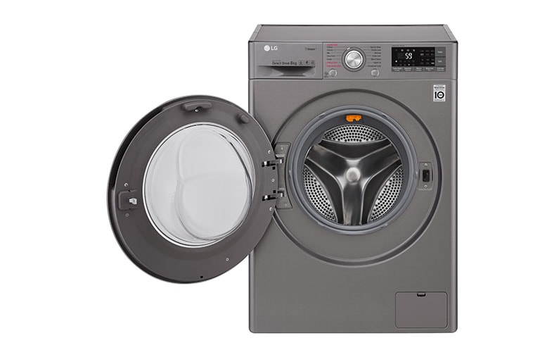 LG 8 KG Smart Washing Machine with Steam and Turbowash™ technology, F4J7TY2S