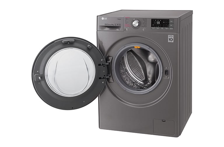 LG 8 KG Smart Washing Machine with Steam and Turbowash™ technology, F4J7TY2S
