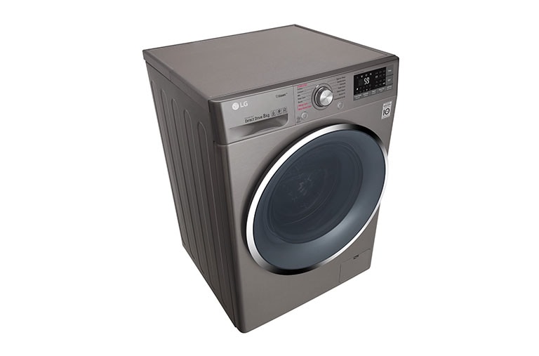 LG 8 KG Smart Washing Machine with Steam and Turbowash™ technology, F4J7TY2S