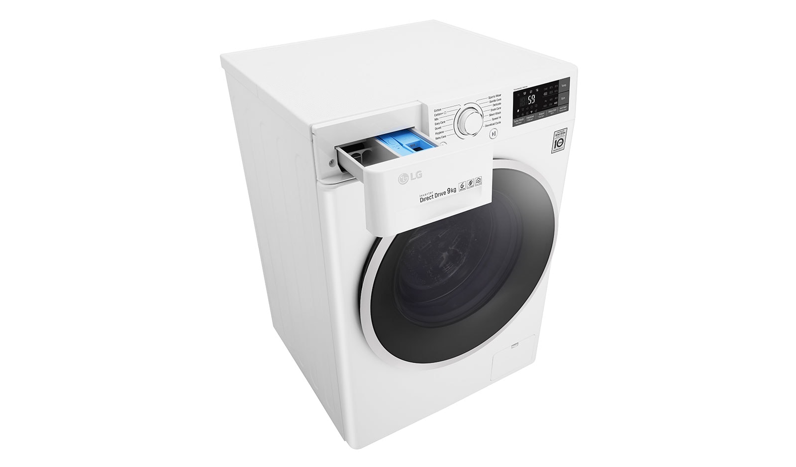 LG 9 KG Smart Washing Machine with Turbowash™ technology, F4J7VN0W