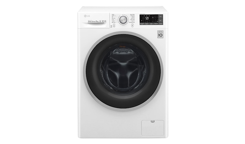 Front view of 9 KG Smart Washing Machine with Turbowash™ technology F4J7VN1W