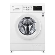Front view of LG F4MT08W 8Kg 1400 Spin Washing Machine – White F4MT08W