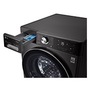 LG 12kg Washing Machine Black Steel AI DD™, F4V1012BTSE