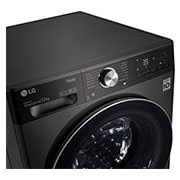 LG 12kg Washing Machine Black Steel AI DD™, F4V1012BTSE
